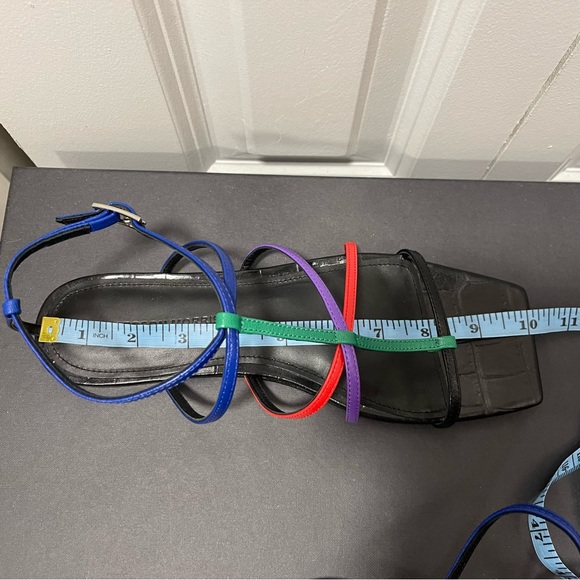 Sigerson Morrison Fedora Multicolor Leather Strappy Sandals Sz IT 40/US 9.5-10 - Picture 11 of 11